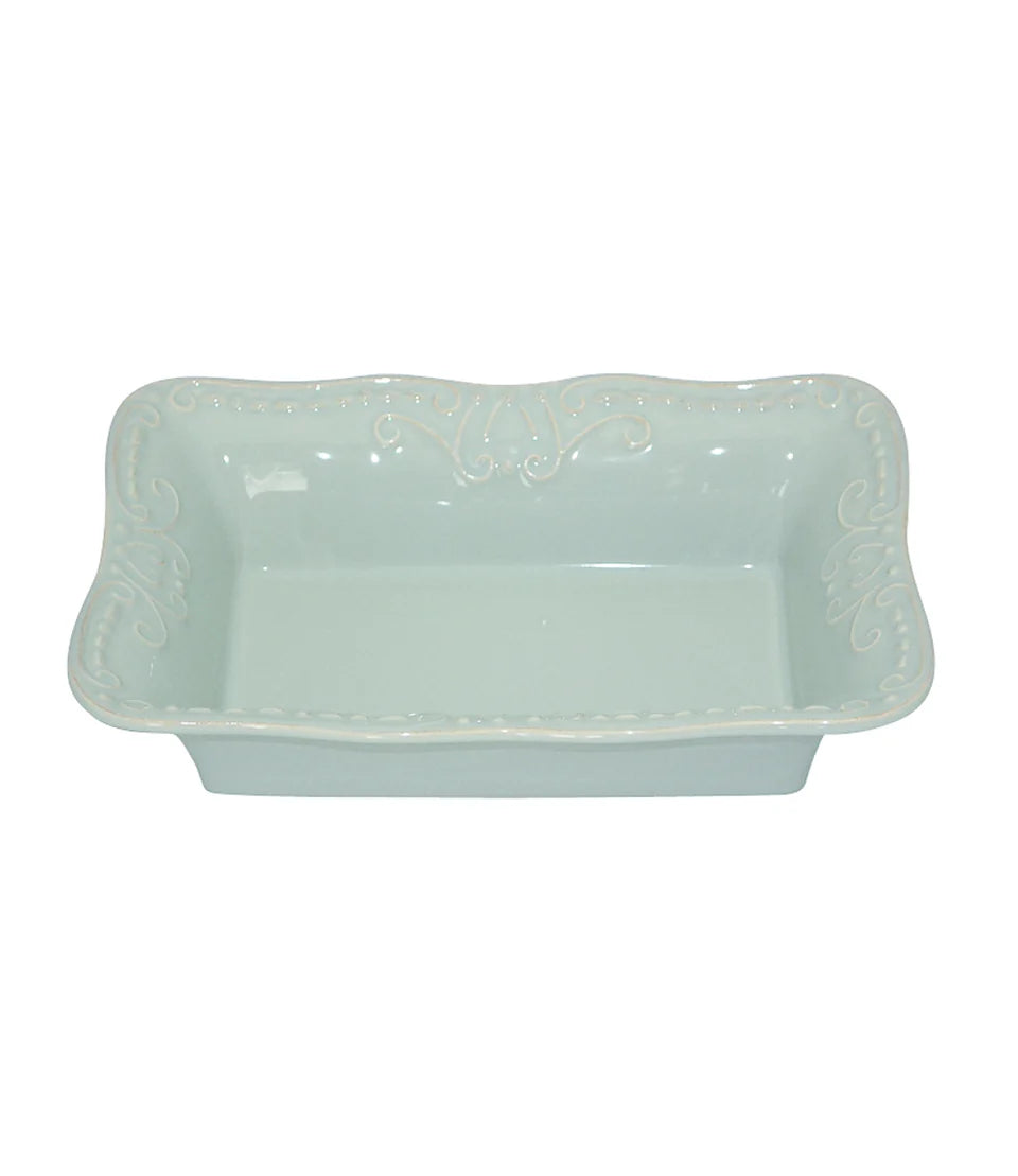 Skyros Isabella Small Rectangular Baker Ice Blue
