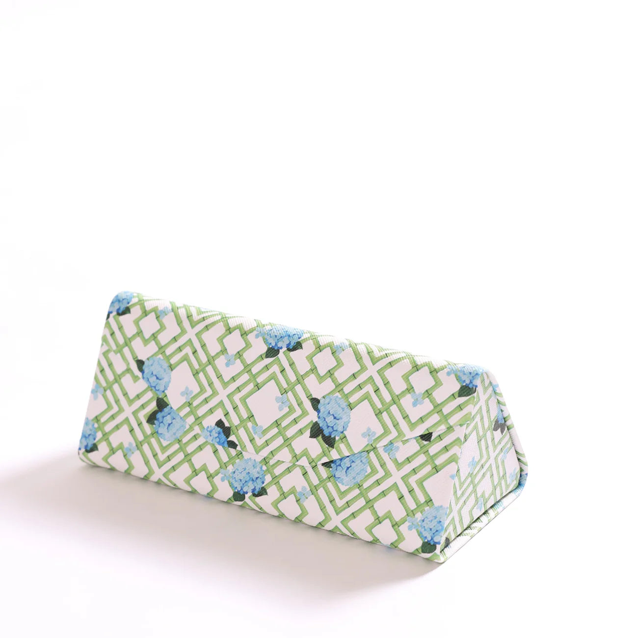 Top It Off Sunglasses Case: Hydrangea Bamboo