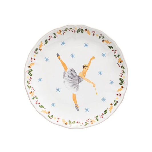 Casafina Nutcracker Salad Plate- Ballerina