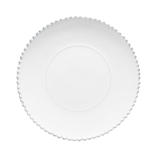 Costa Nova Charger Plate/Platter Pearl White