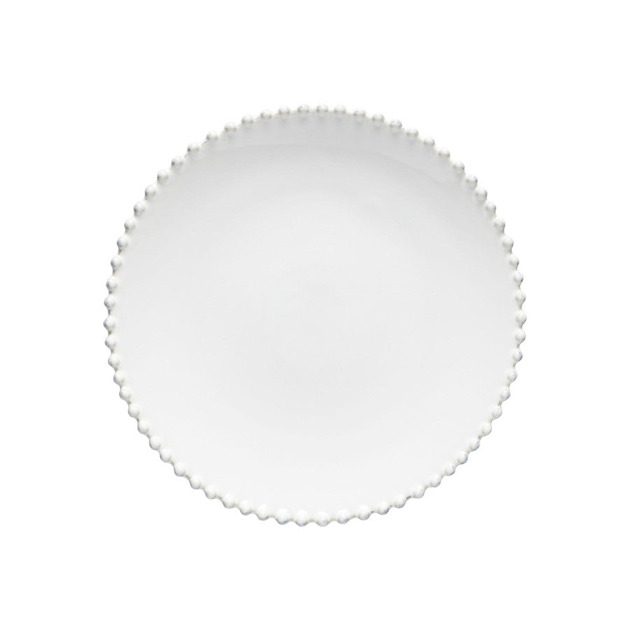 Costa Nova Dinner Plate Pearl White