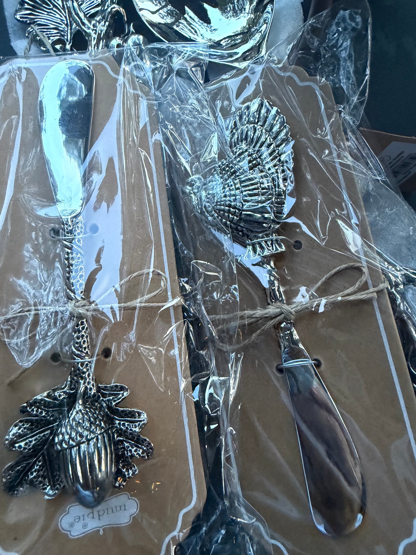 The Porch Mud Pie Turkey and Acorn Spreaders