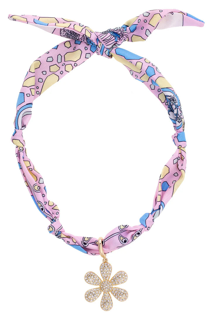 Canvas Style Twilly Scarf Necklaces