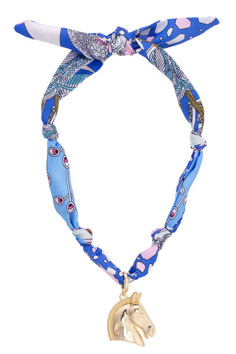 Canvas Style Twilly Scarf Necklaces