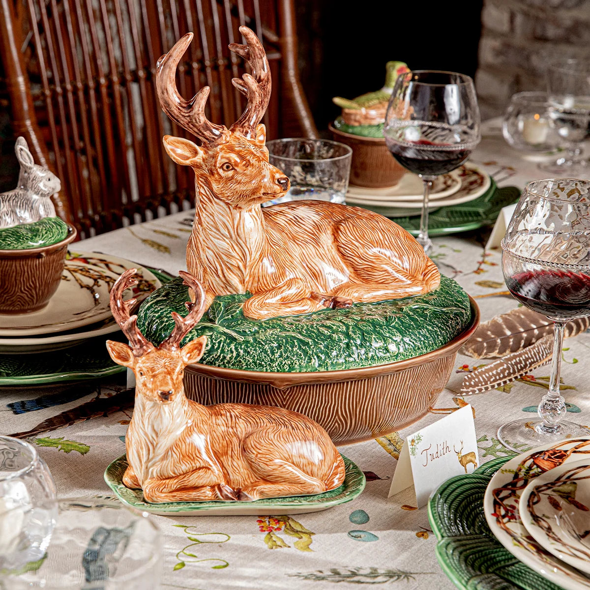 Juliska Stag Baker with Lid - Multi