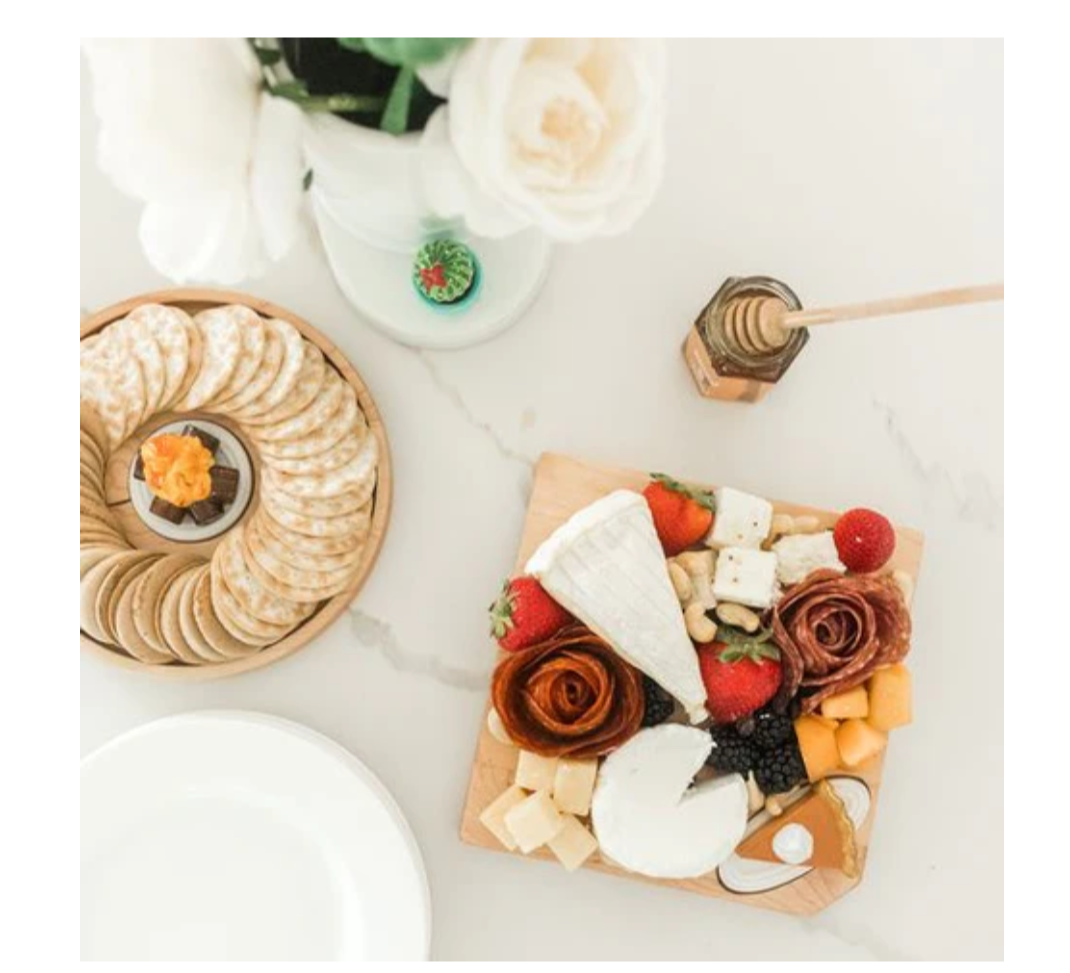 Nora Fleming Maple Cheese Board