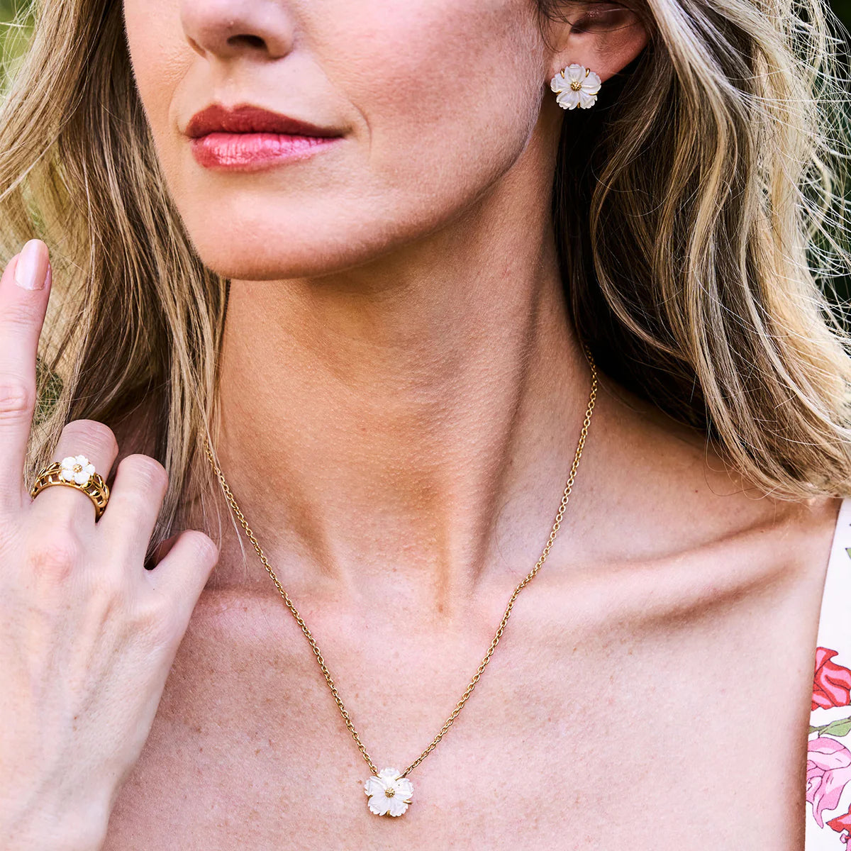 Capucine De Wulf Mermaid Garden Petite Station Necklace