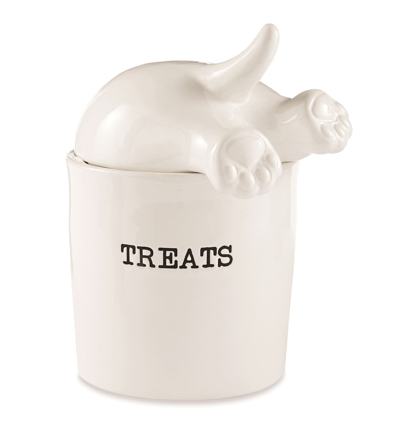 The Porch Mud Pie Dog Tail Treat Canister