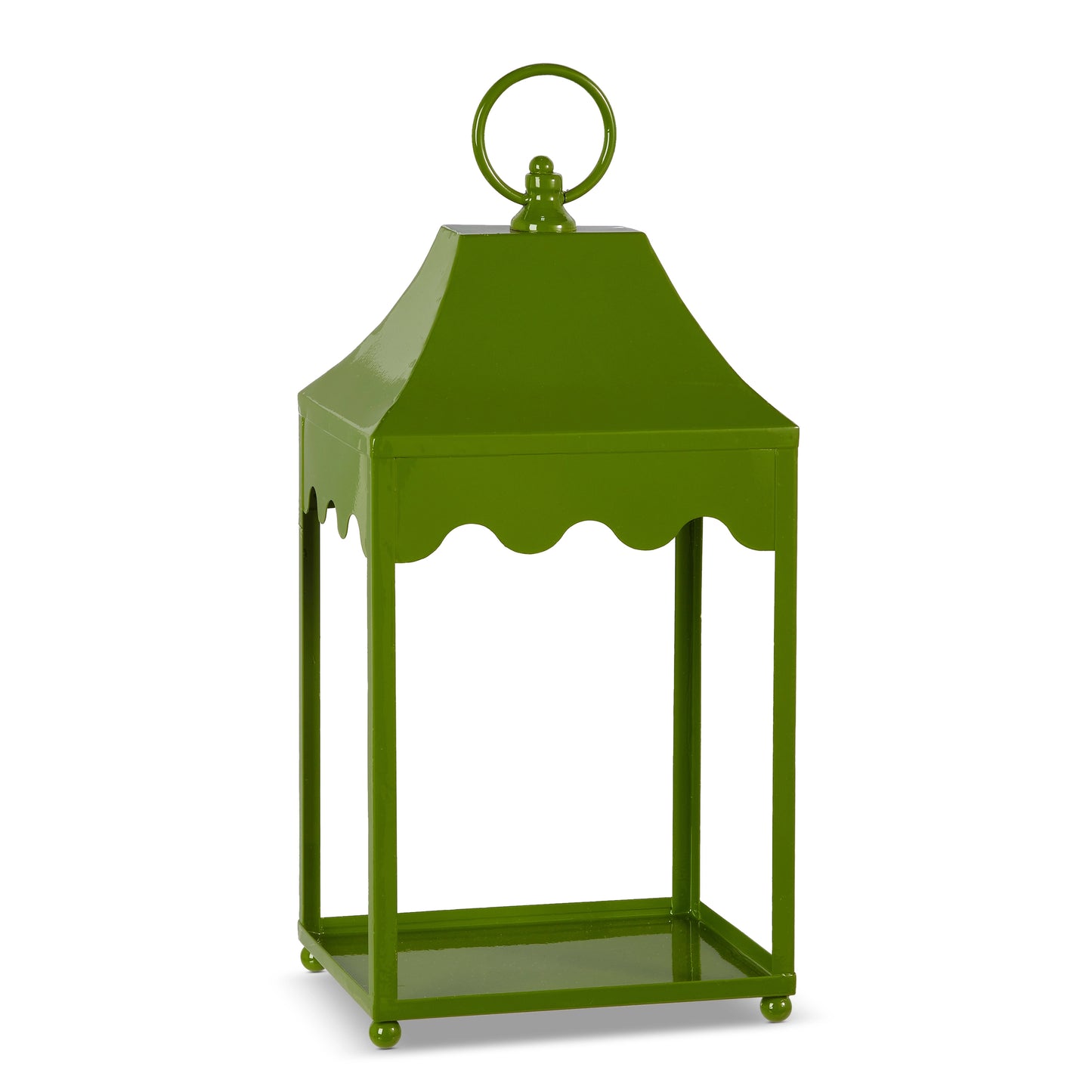 The Porch Raz Large Dark Green Lantern