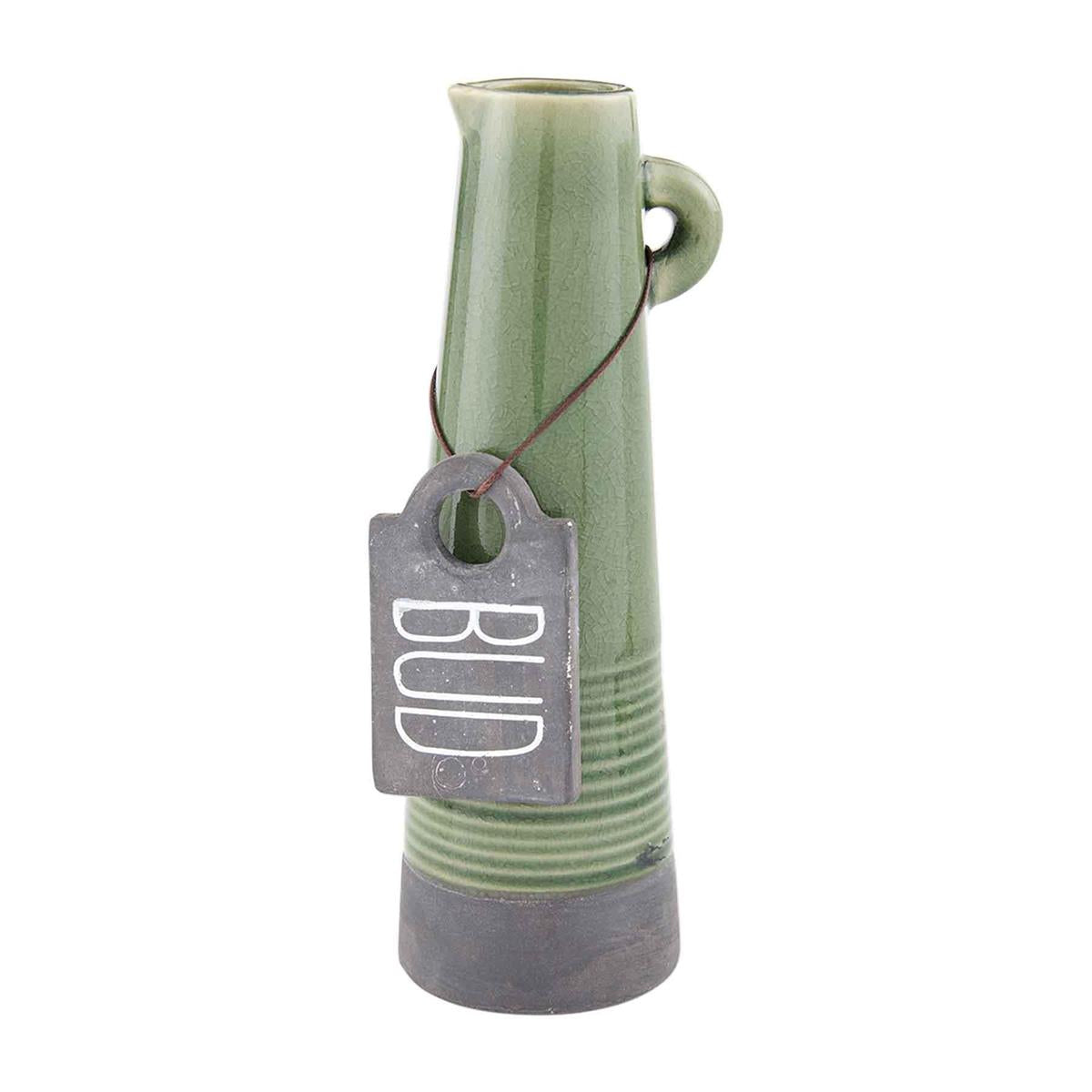 The Porch Mud Pie Medium Crackle Glaze Vase