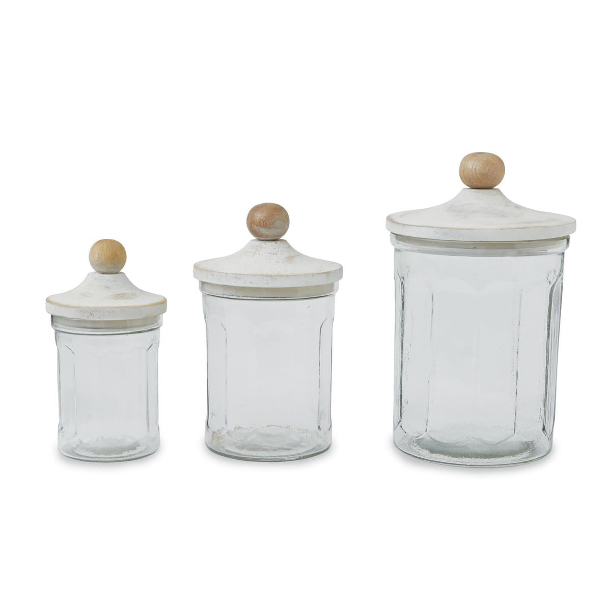 The Porch Mud Pie Glass Canister Set