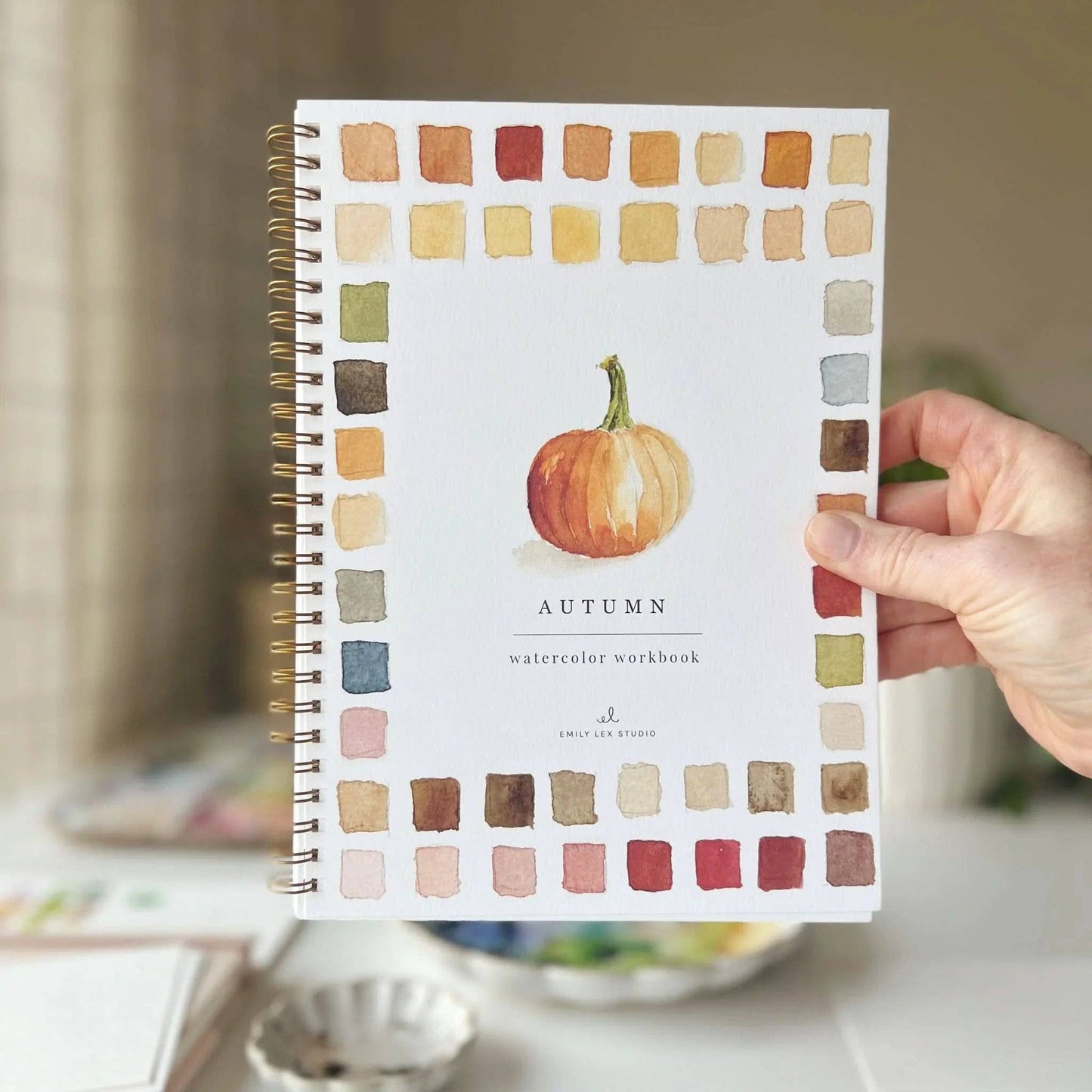 The Porch Autumn watercolor workbook