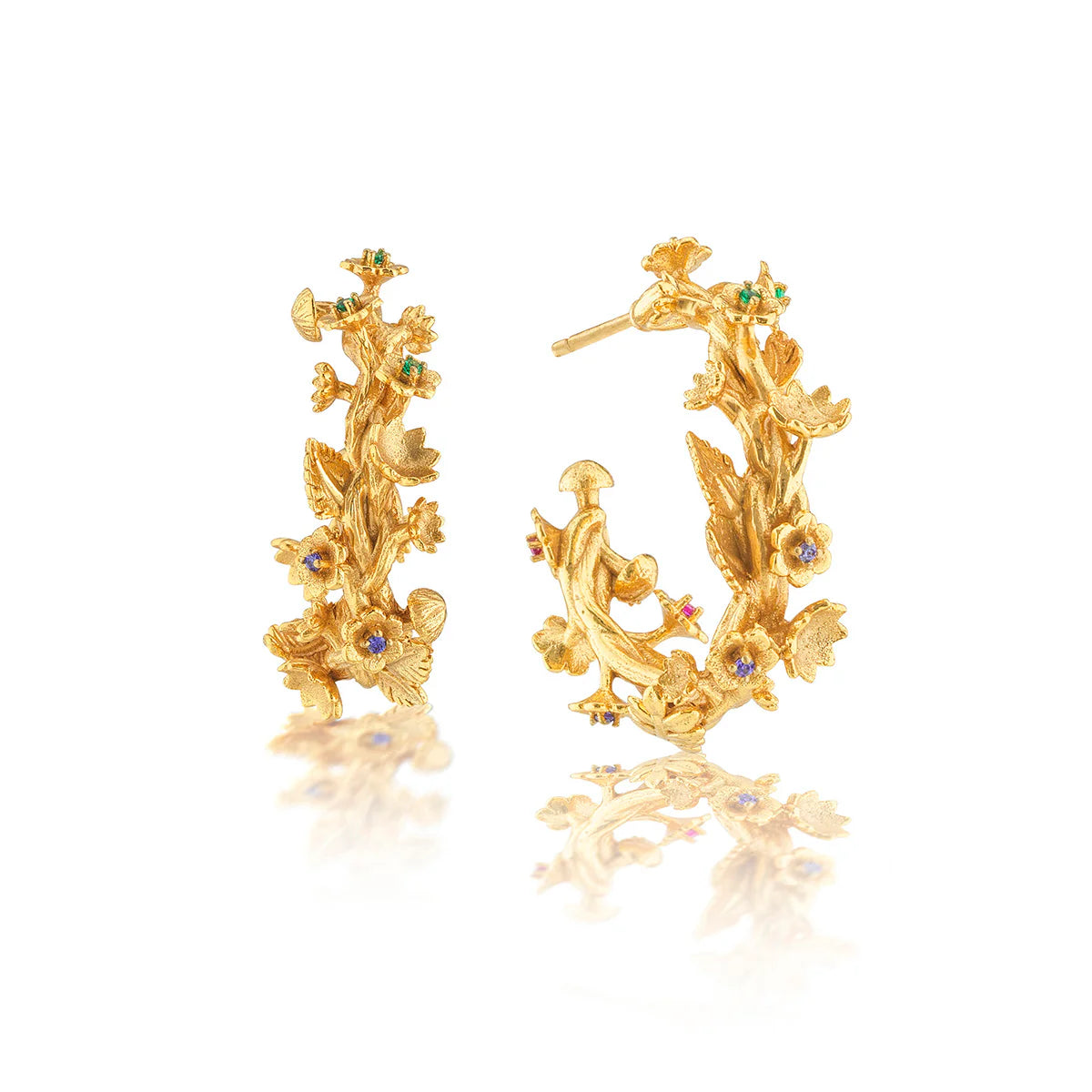 Capucine De Wulf Meadow Small Hoop Earrings - Gold
