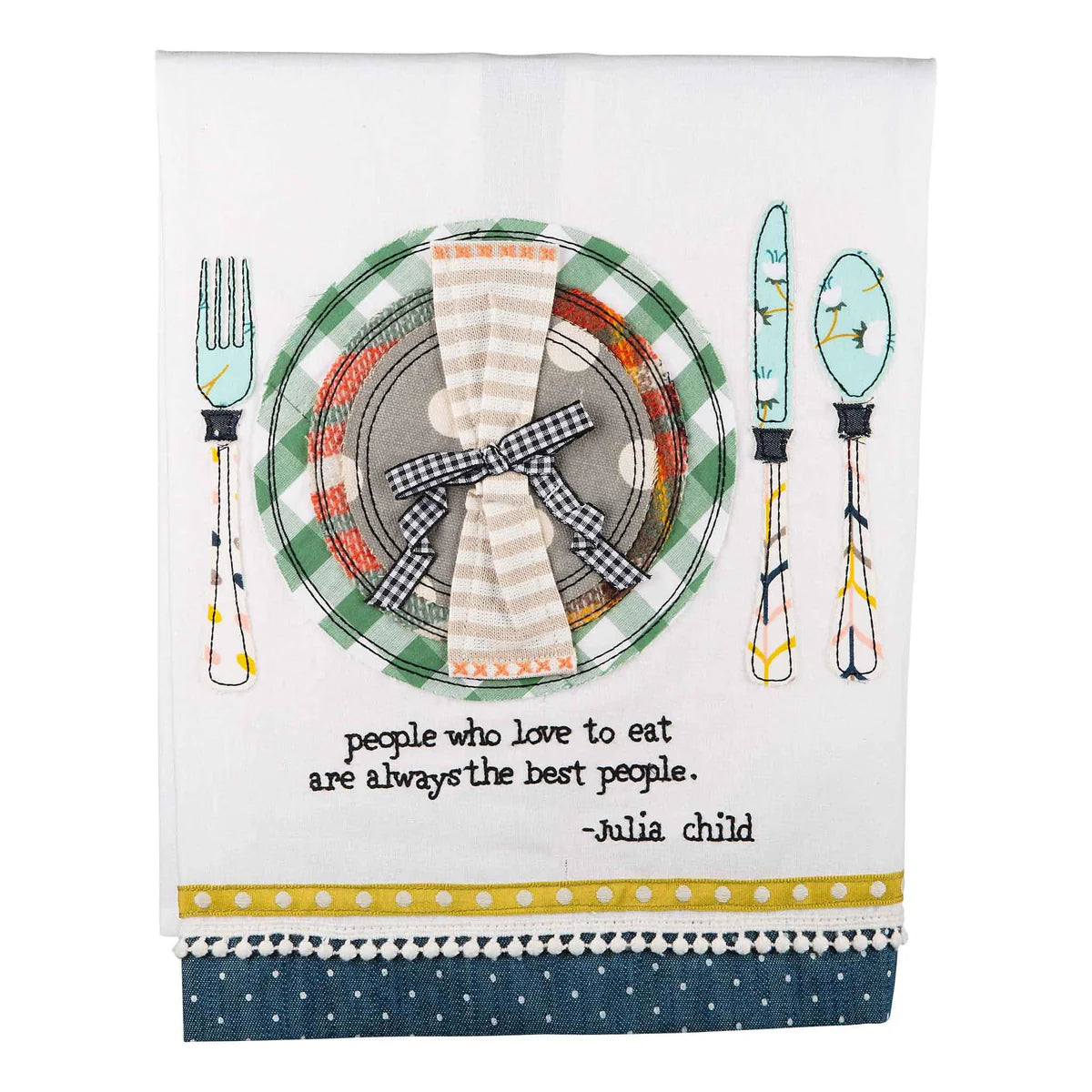 The Porch Glory Haus People Who Love to Eat Tea Towel