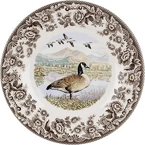 Spode Woodland Salad Plate, Canadian Goose