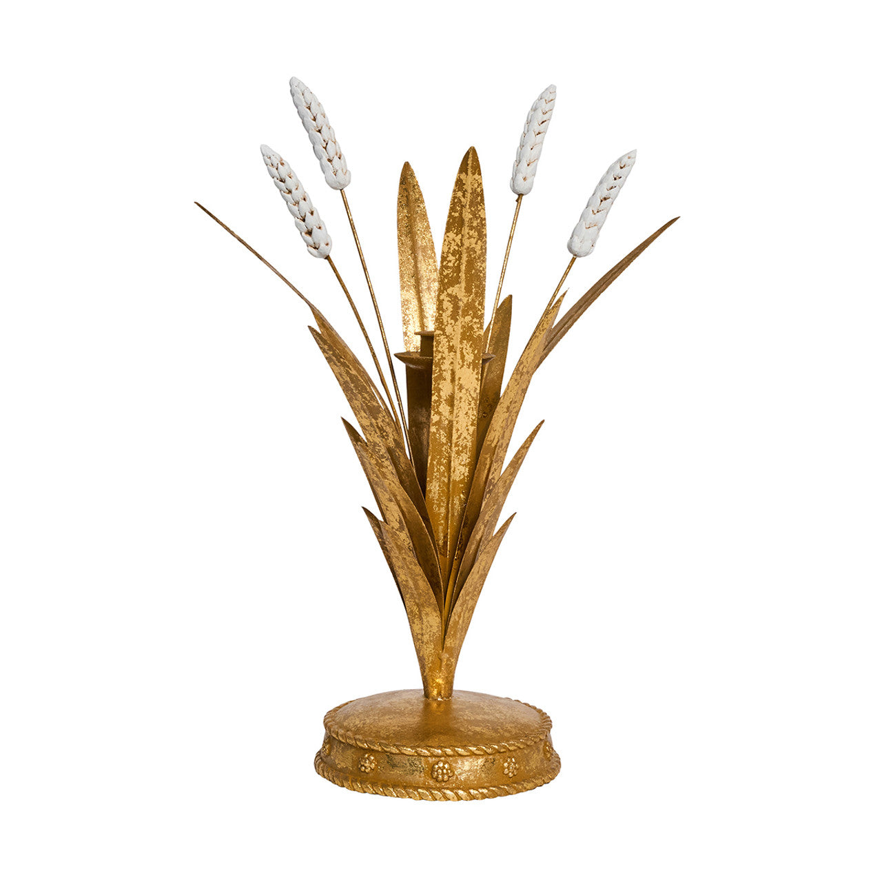 Juliska Forest Walk Wheat Candlestick -Gold