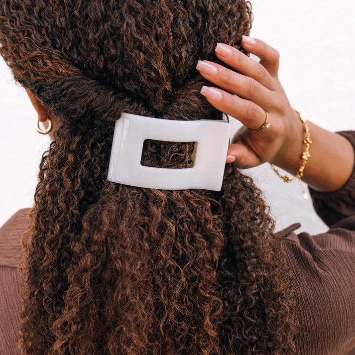 Teleties Medium Flat Rectangle Hair Clip