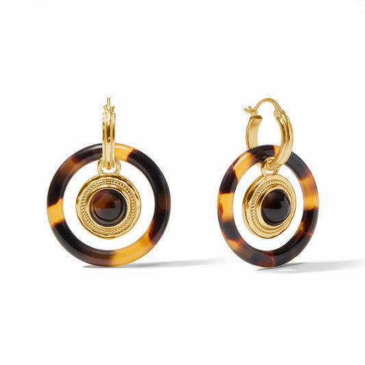 Julie Vos Madison 6-in-1 Charm Earring - Gold & Acrylic