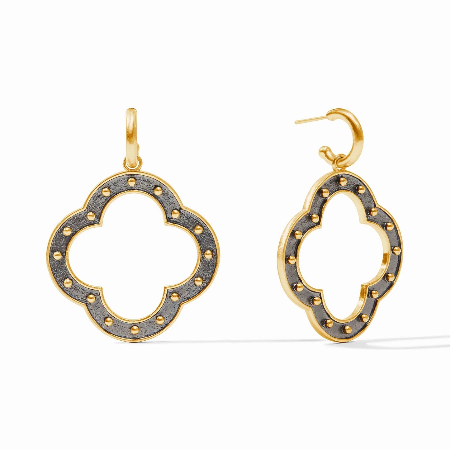 Julie Vos SoHo Statement Hoop & Charm Earring - Mixed