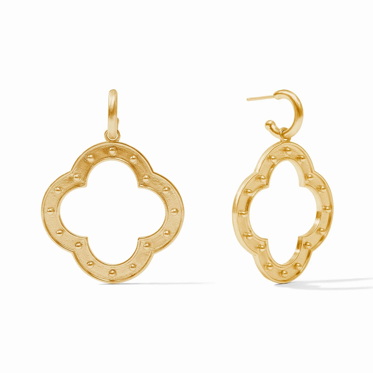 Julie Vos SoHo Statement Hoop & Charm Earring - Mixed