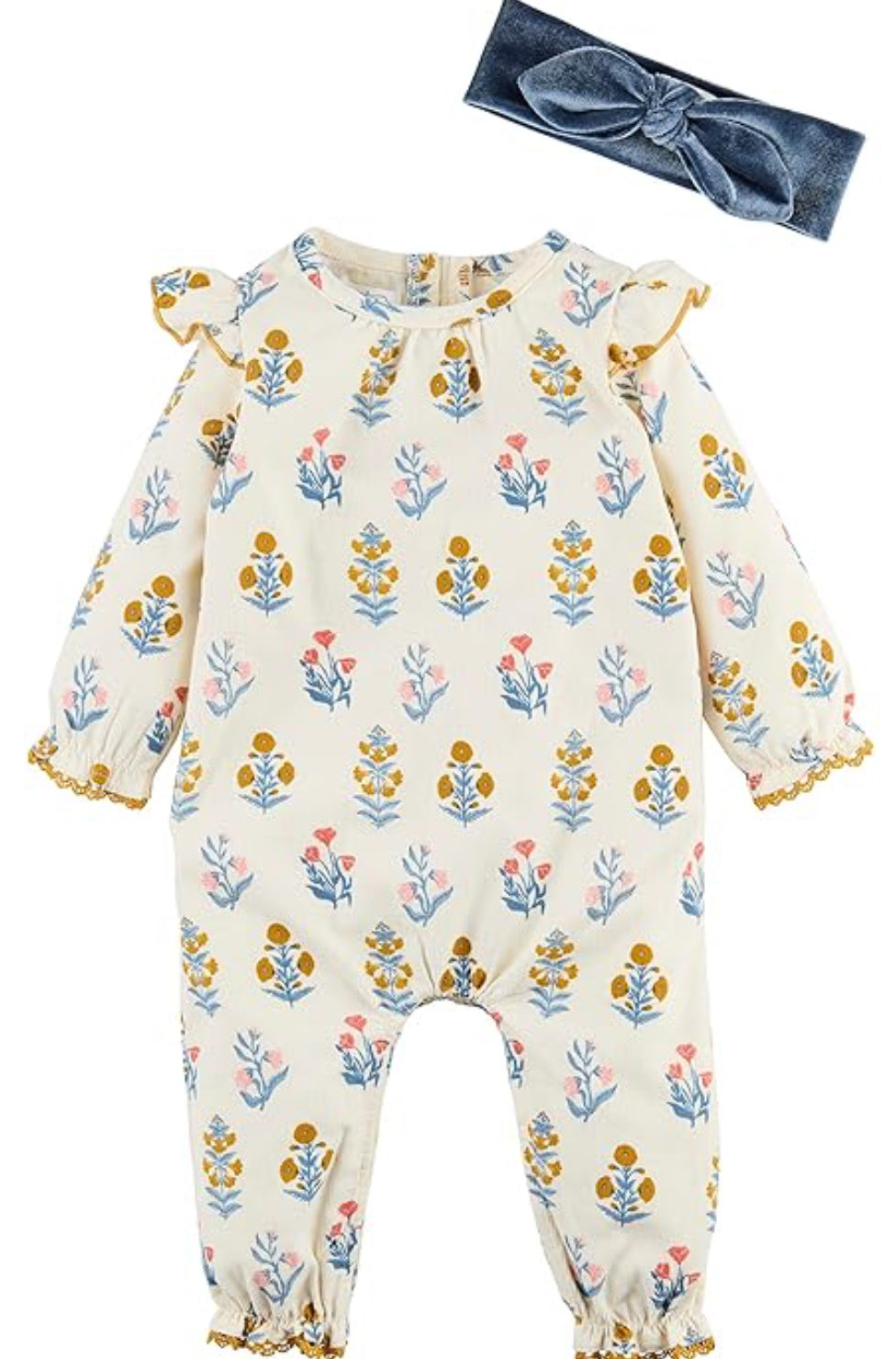 Mud Pie Pumpkin Spice Latte 3-6 Month Baby One Piece