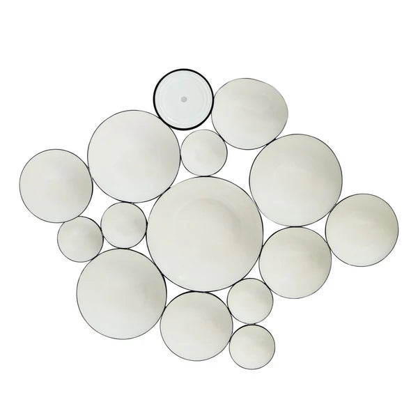 Nora Fleming Black and White Bubble Bowl