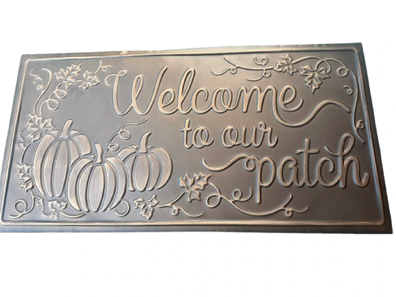 The Porch Welcome to Our Patch “Copper” Sign