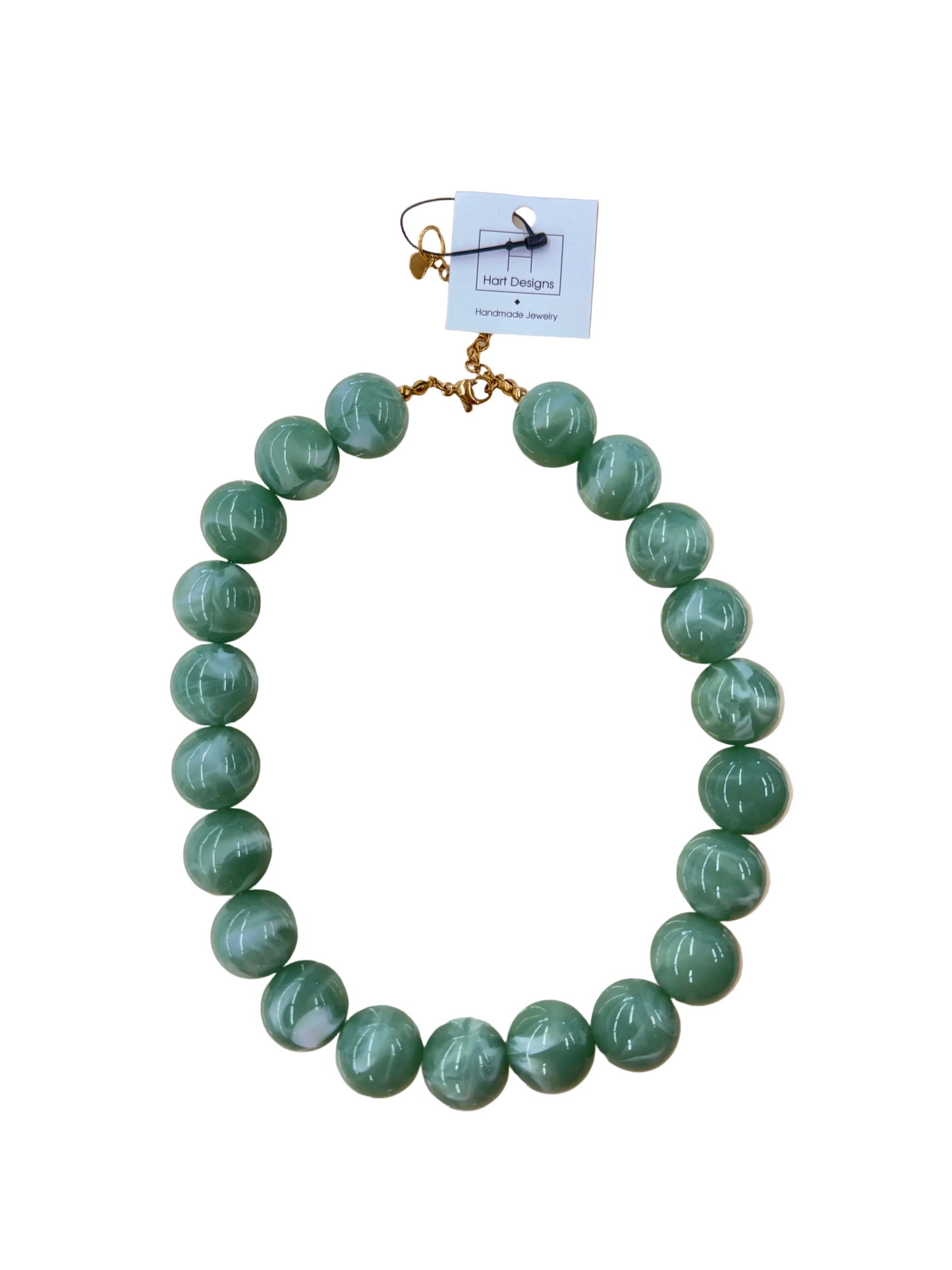 Hart Designs Green Beaded Chunky Necklace