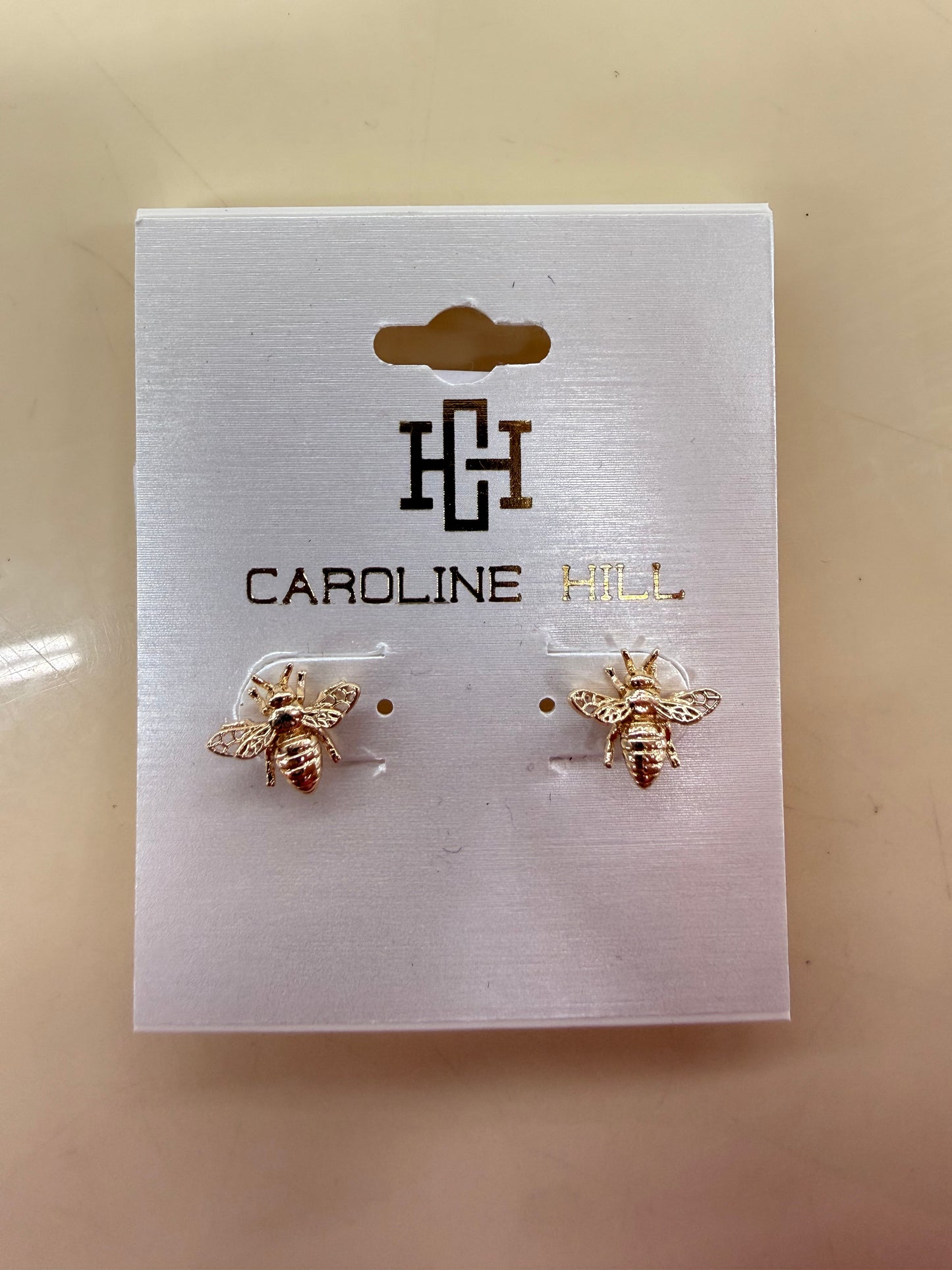 Caroline Hill Great Falls Bee Stud Earrings