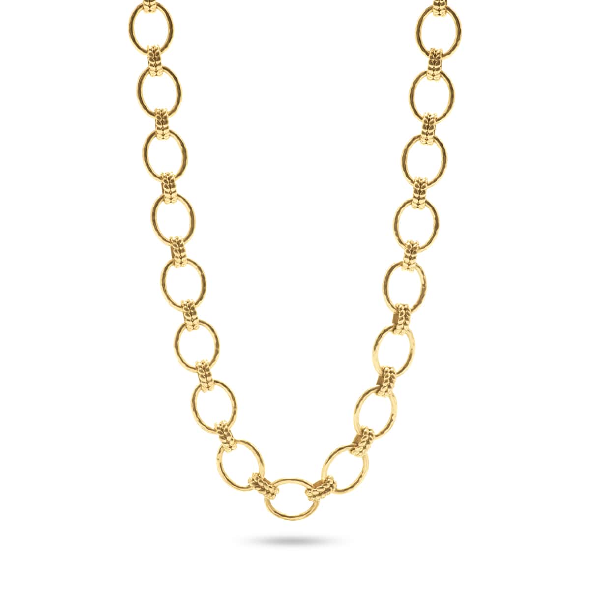 Capucine De Wulf Cleopatra Grande Link Necklace- Gold