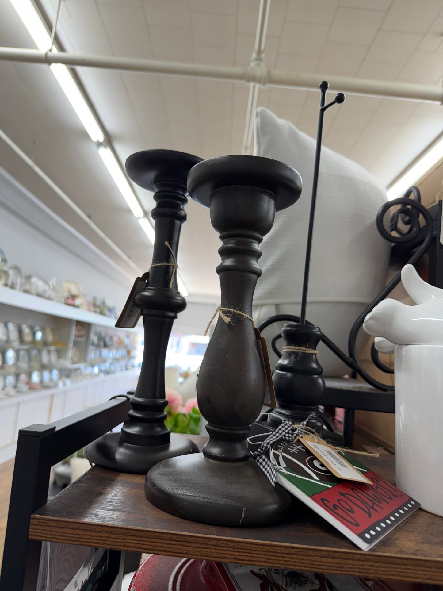 The Porch Set of Wooden Candle Sticks