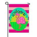 The Porch Baxter and Me Flamingo Garden Flag