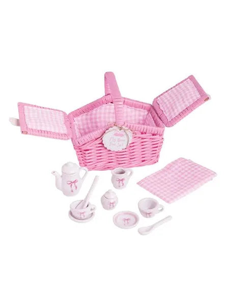 The Porch Mud Pie Bow Tea Set