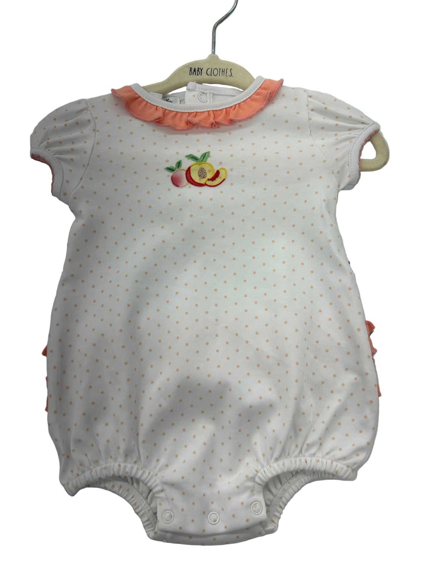 The Porch Magnolia Baby Peach Onsie