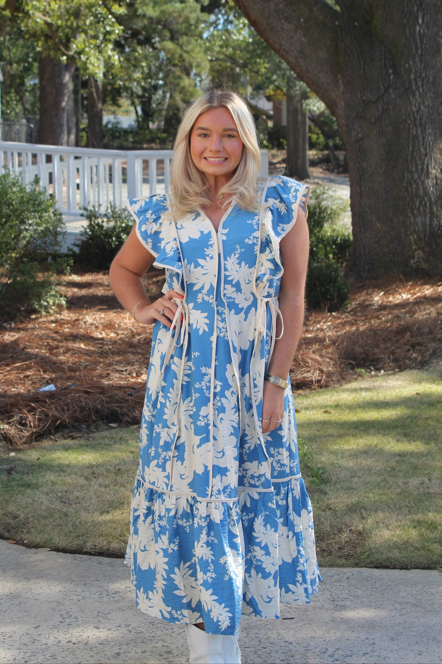 Tassel Bloom Maxi Dress