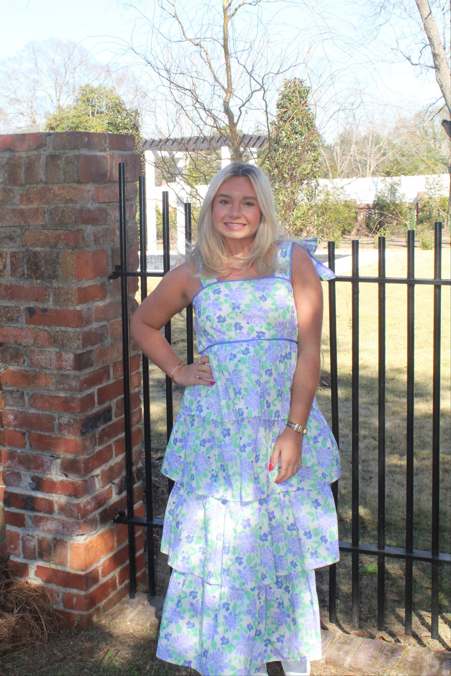 Lavender Ruffle Garden Dress