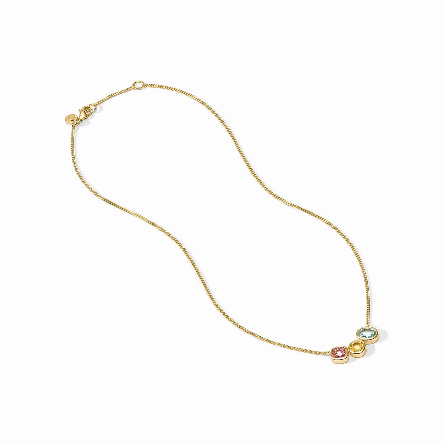 Julie Vos Kaleidoscope Delicate Necklace - Multi Colored