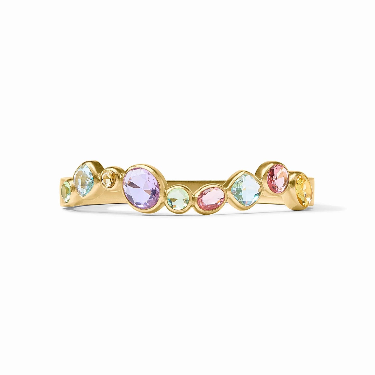 Julie Vos Kaleidoscope Hinge Bangle - Multi Stone