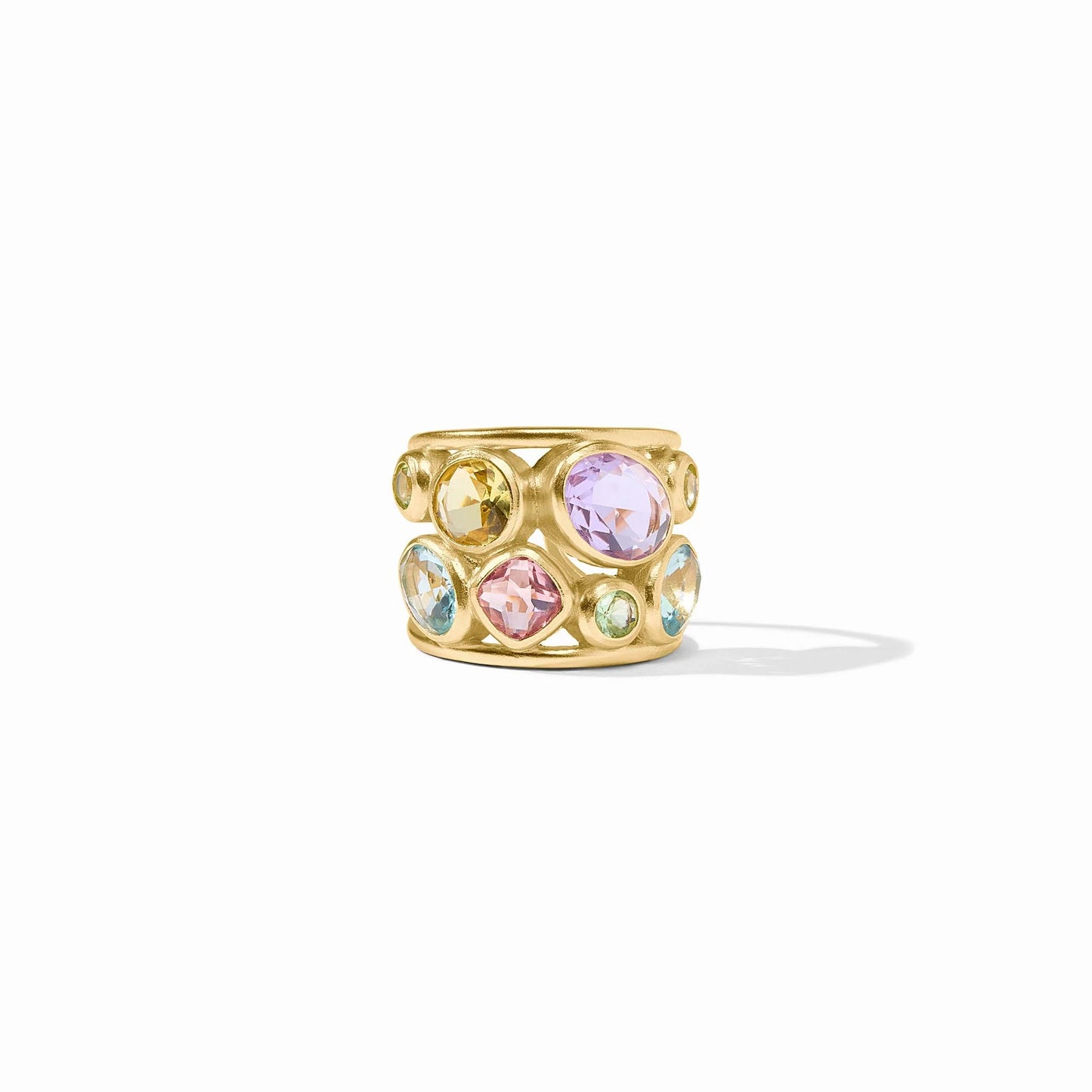Julie Vos Kaleidoscope Statement Ring - Multi Stone