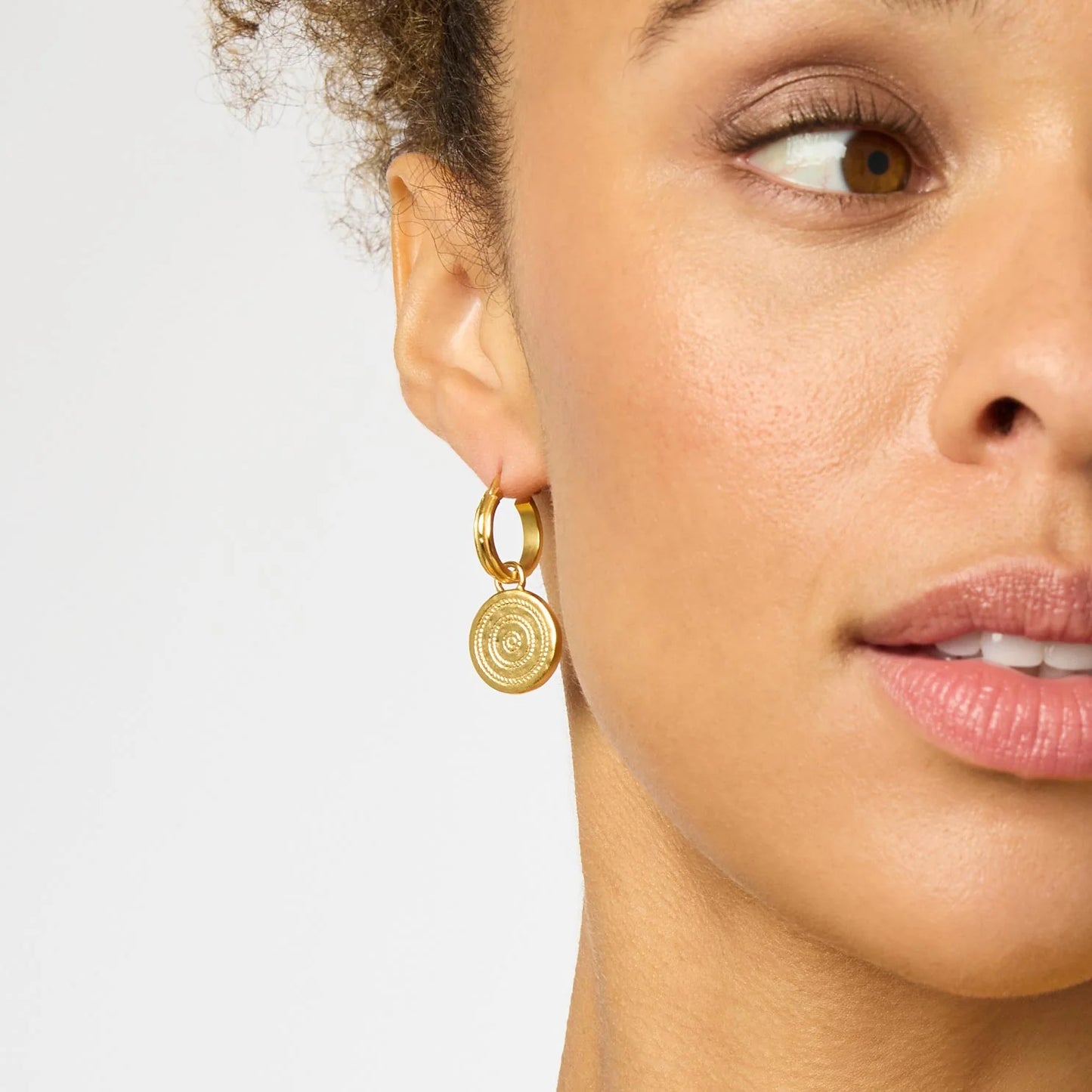 Julie Vos Madison 6-in-1 Charm Earring - Gold & Acrylic