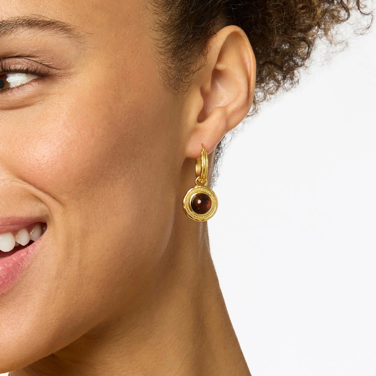 Julie Vos Madison 6-in-1 Charm Earring - Gold & Acrylic