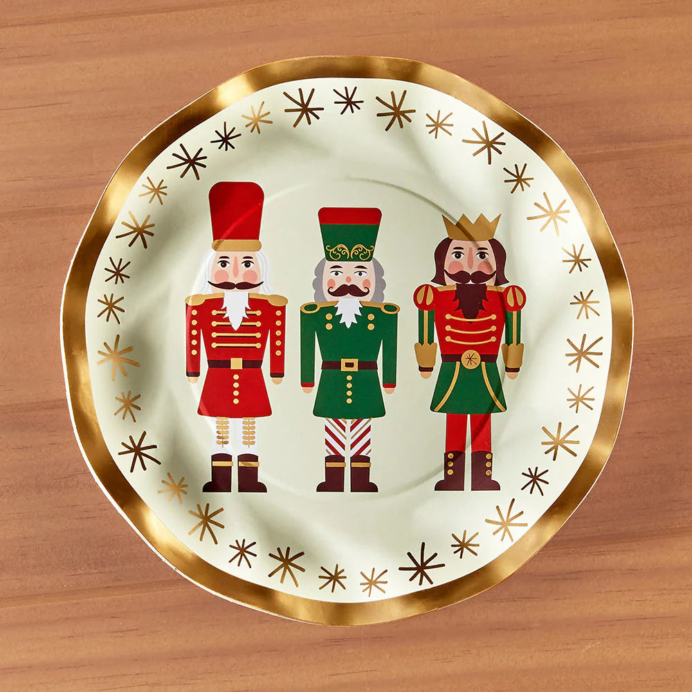 Sophistiplate 3 Nutrackers Salad and Dessert Plates