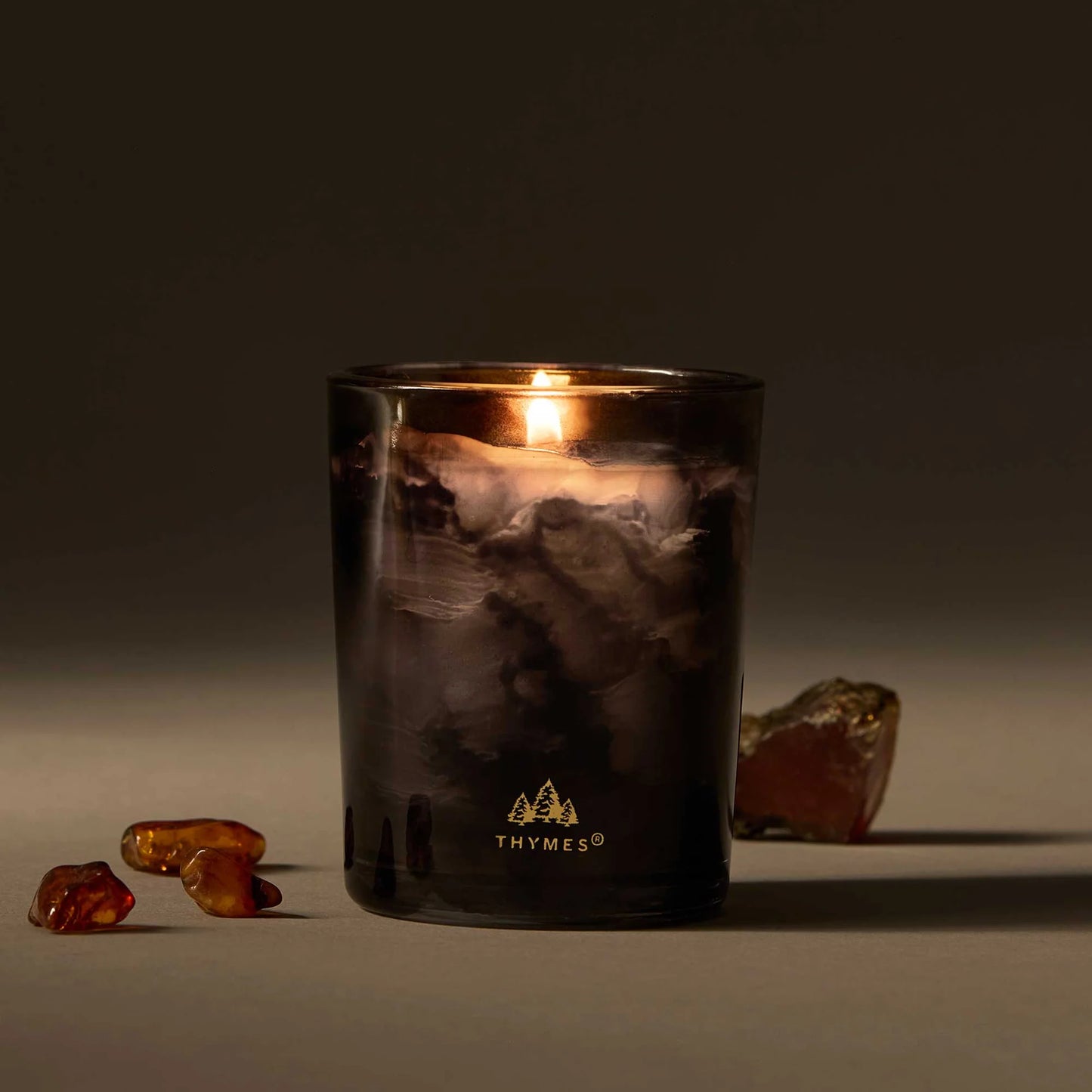 Thymes Noir Woods 2oz Poured Candle