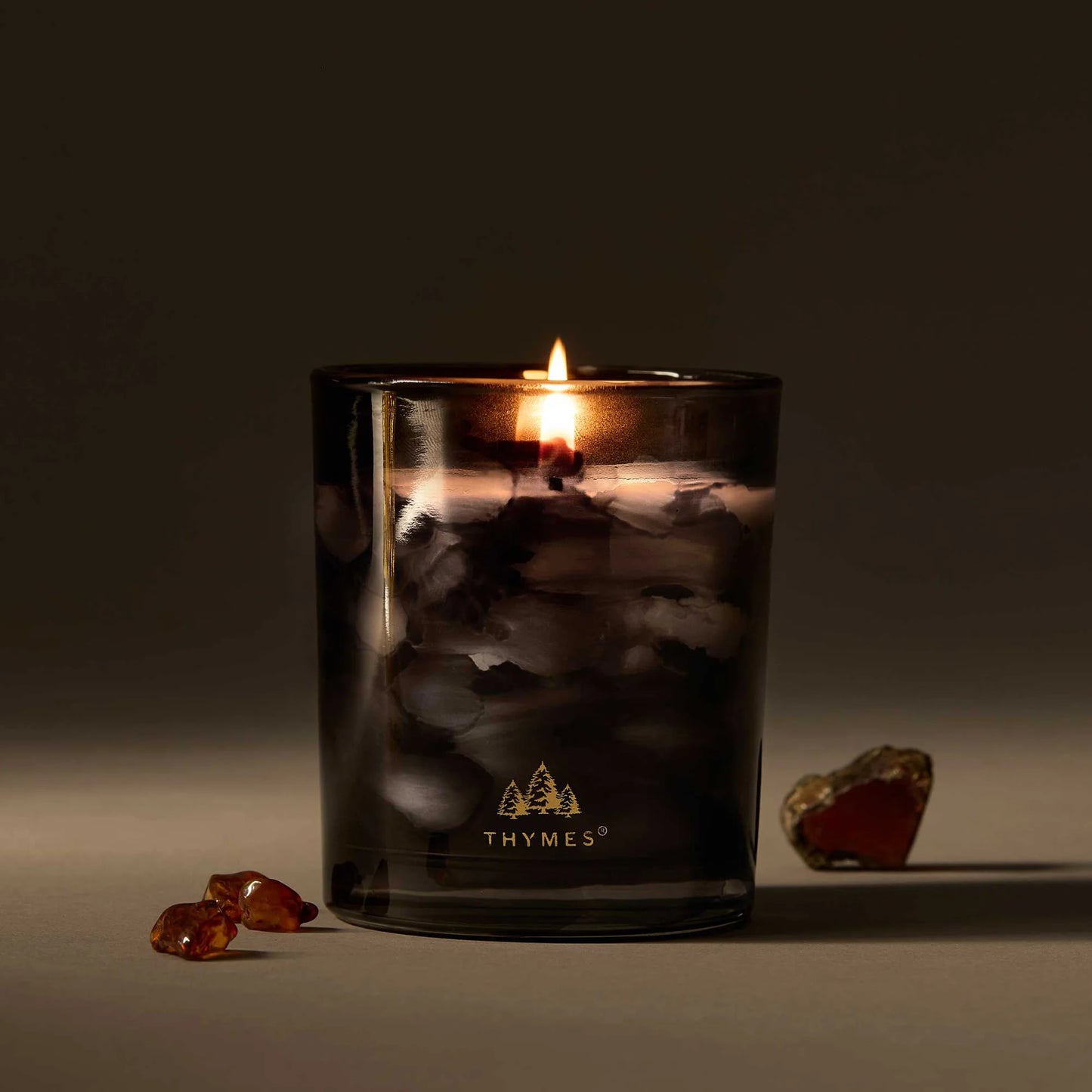Thymes Noir Woods 6.5 oz Boxed Candle