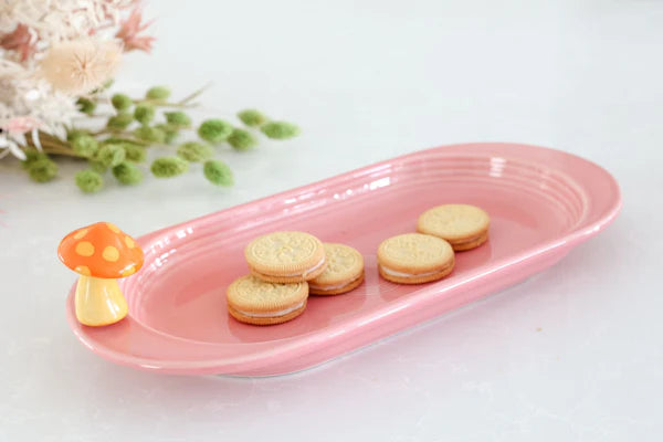 Nora Fleming Fiesta Bread Tray and Tea Pot Mini