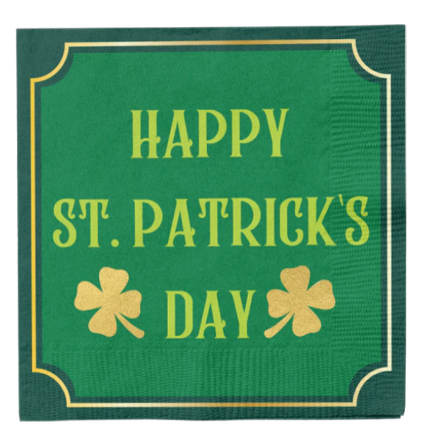 Sophistiplate Cocktail Napkin Shenanigans St Patrick's Day