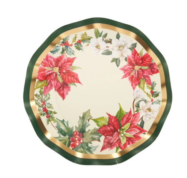 Sophistiplate Salad and Dessert Plate Evergreen Floral