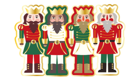 Sophistiplate Salad Dessert Nutcracker Plates