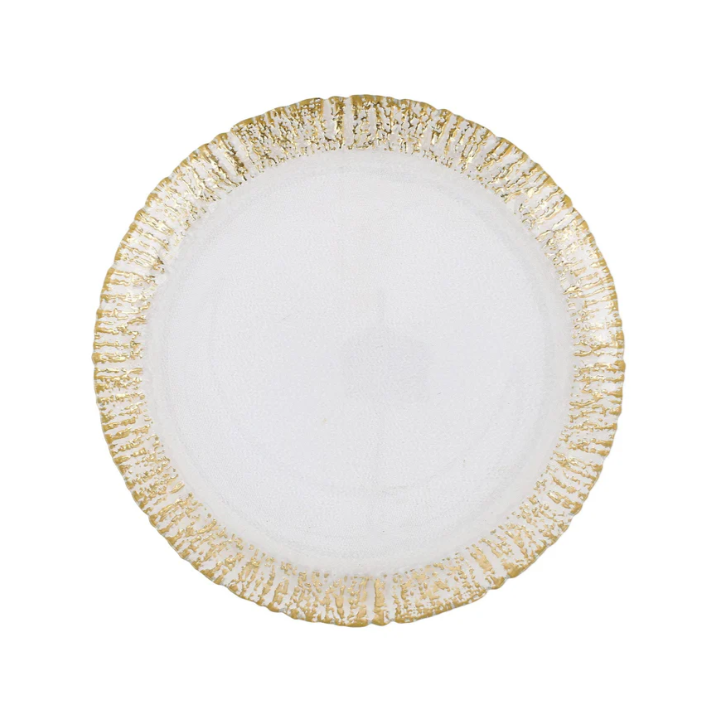 Vietri Rufolo Glass Dinner Plate