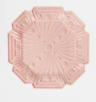 Juliska Jardins du Monde Heligan Dessert/Salad Plate- Blush
